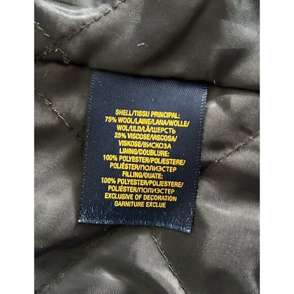 Polo Ralph Lauren Kids Boys Full Zip Wool Blend Jacket Coat Plaid Size 5 Preppy - Picture 8 of 8